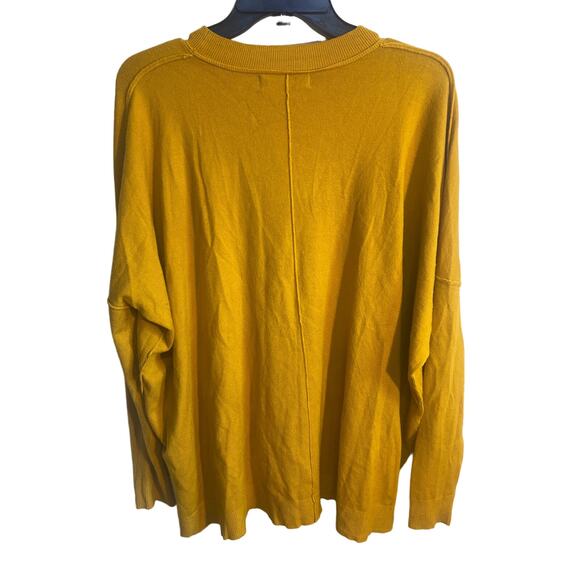 Jolie Womens Large Soft Cashmere Blend Sweater Mustard Yellow - Picture 2 of 5